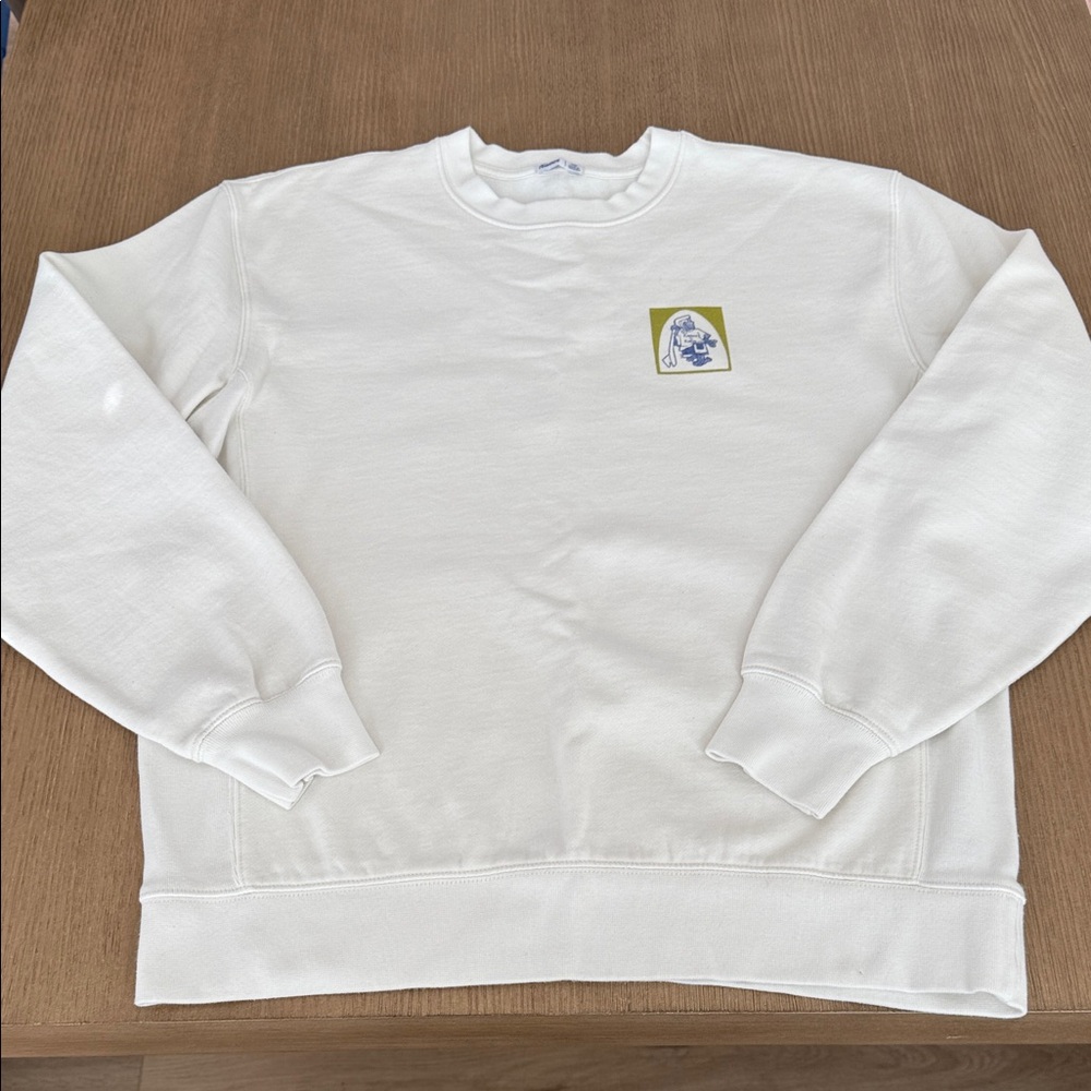 Katin Man K-MAN Cream Crewneck Sweatshirt Size Medium